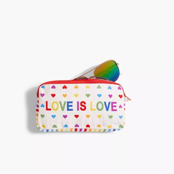 PRIDE LOVE IS LOVE ZIP POUCH - Picture 2 of 4